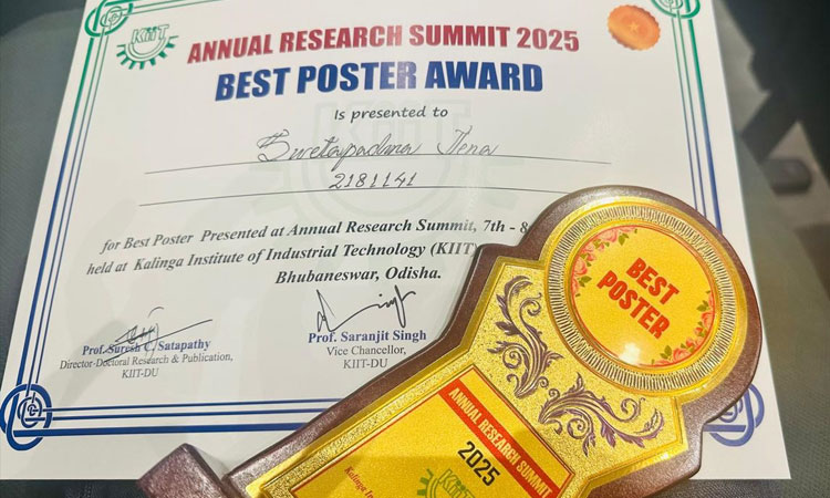 KIMS Microbiology PhD Scholars Awarded in the 1st Annual Research Summit 2025