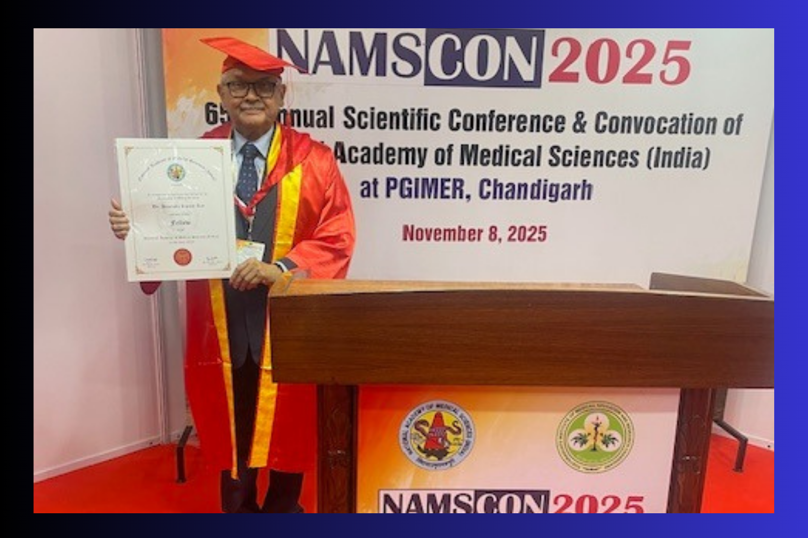 Professor Conferred FAMS in Dermatology