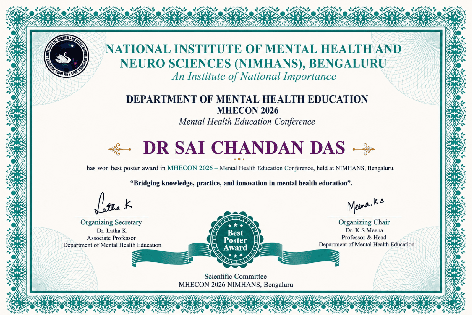 Presentation Award (1)